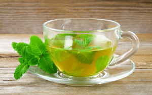 Mint tea to cure digestive problems