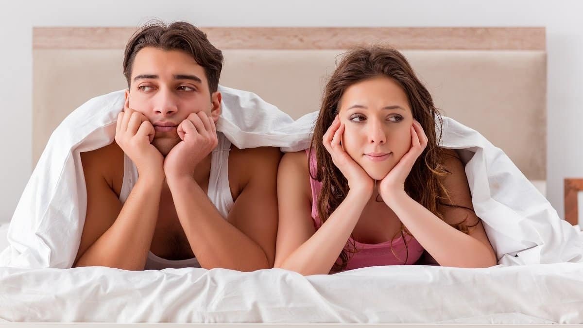 Unhappy couple due to man suffering from impotence