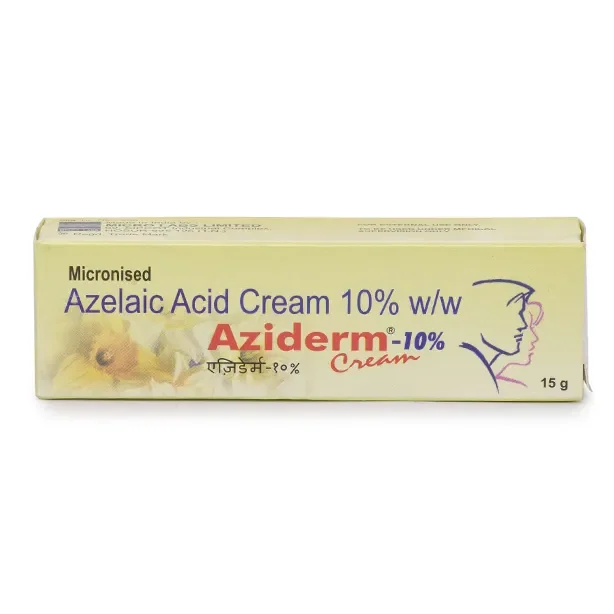 Aziderm Cream 10 % (15 gm) with Azelaic Acid